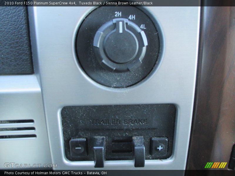 Tuxedo Black / Sienna Brown Leather/Black 2010 Ford F150 Platinum SuperCrew 4x4