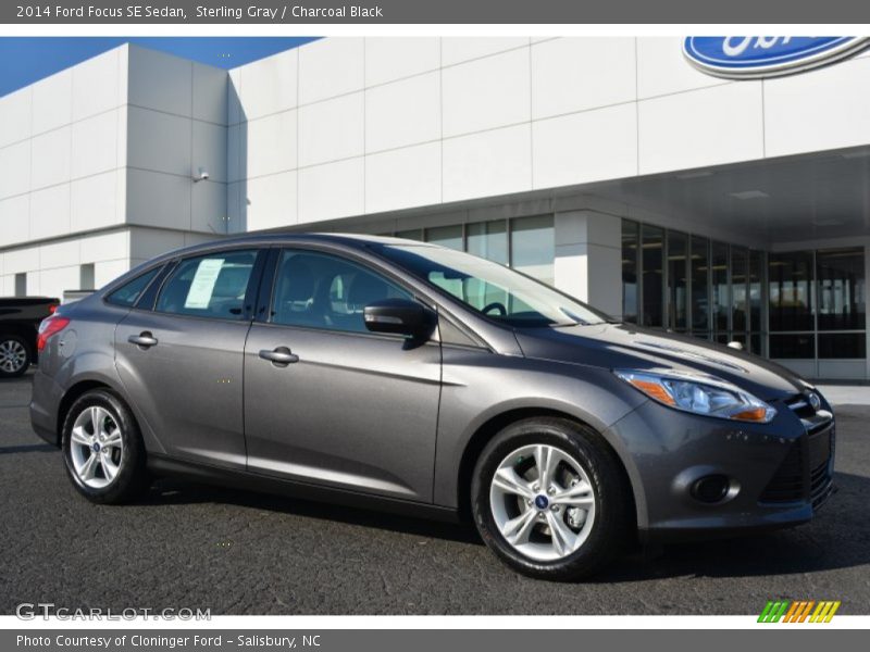 Sterling Gray / Charcoal Black 2014 Ford Focus SE Sedan