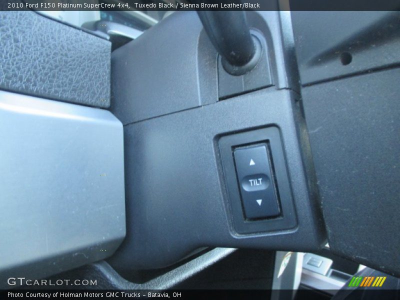 Tuxedo Black / Sienna Brown Leather/Black 2010 Ford F150 Platinum SuperCrew 4x4