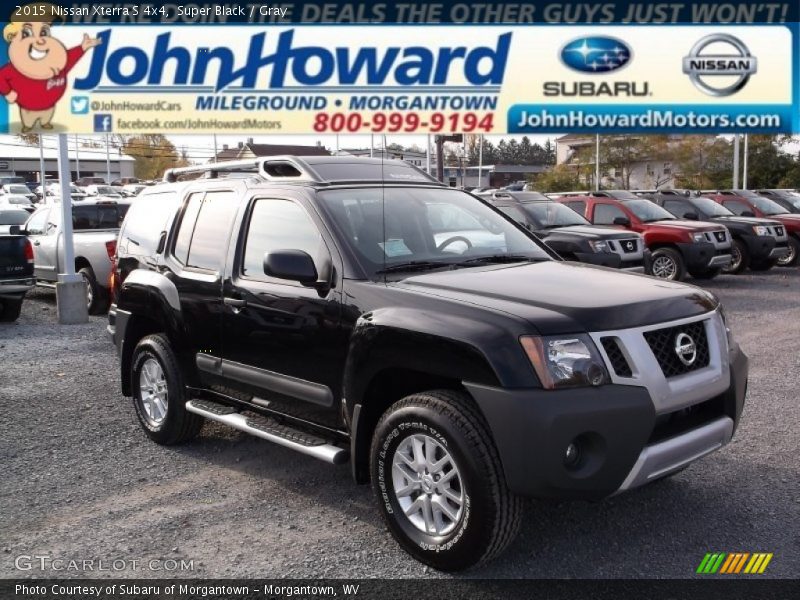 Super Black / Gray 2015 Nissan Xterra S 4x4