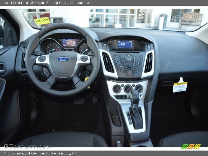Sterling Gray / Charcoal Black 2014 Ford Focus SE Sedan