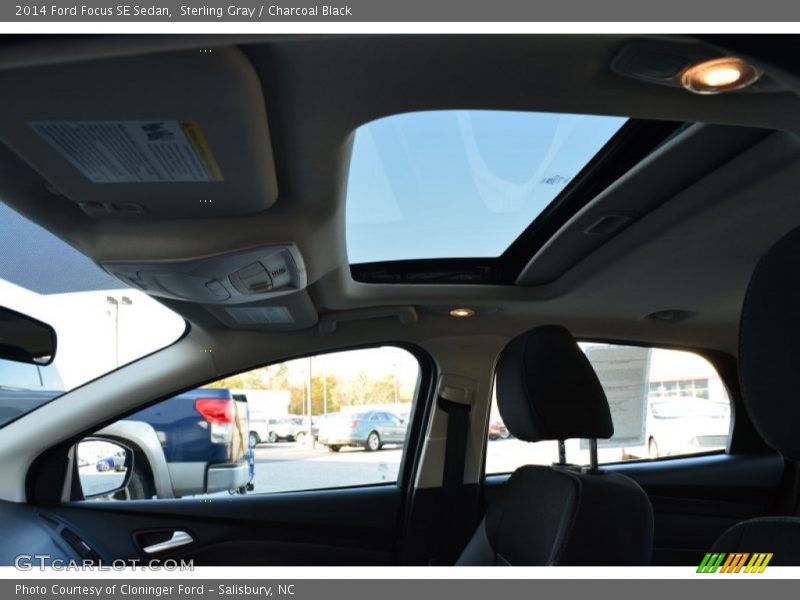 Sterling Gray / Charcoal Black 2014 Ford Focus SE Sedan