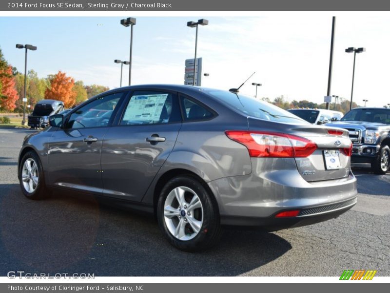 Sterling Gray / Charcoal Black 2014 Ford Focus SE Sedan