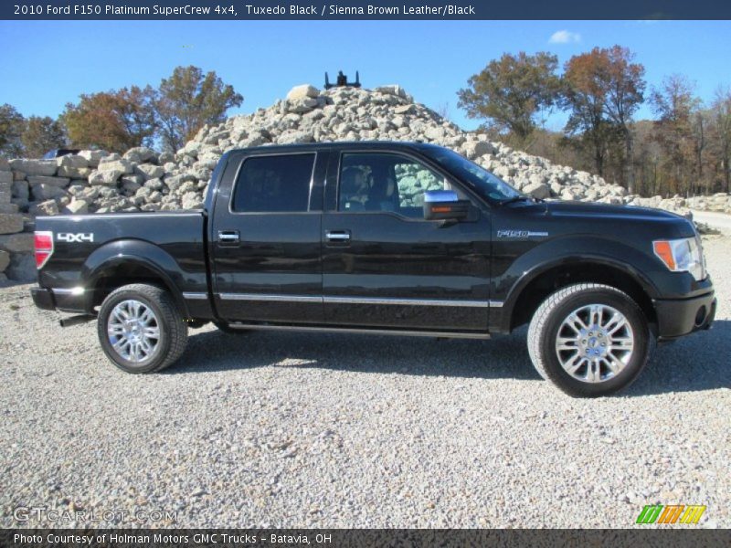 Tuxedo Black / Sienna Brown Leather/Black 2010 Ford F150 Platinum SuperCrew 4x4