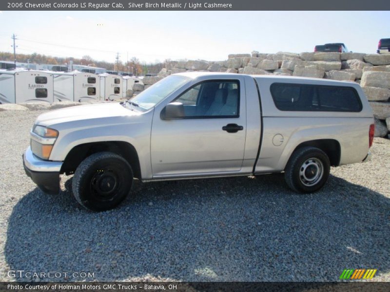 Silver Birch Metallic / Light Cashmere 2006 Chevrolet Colorado LS Regular Cab