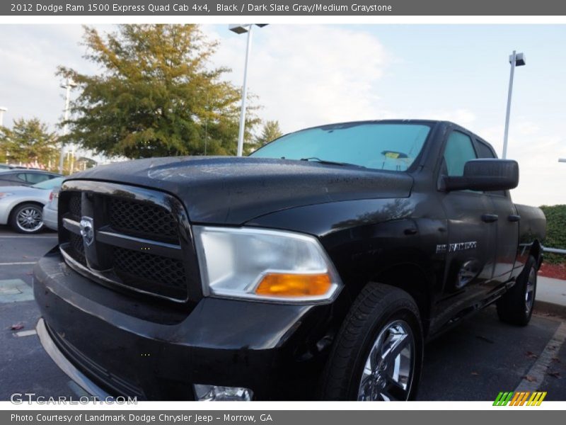 Black / Dark Slate Gray/Medium Graystone 2012 Dodge Ram 1500 Express Quad Cab 4x4