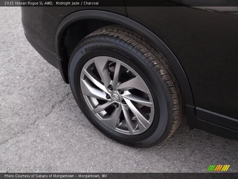 Midnight Jade / Charcoal 2015 Nissan Rogue SL AWD