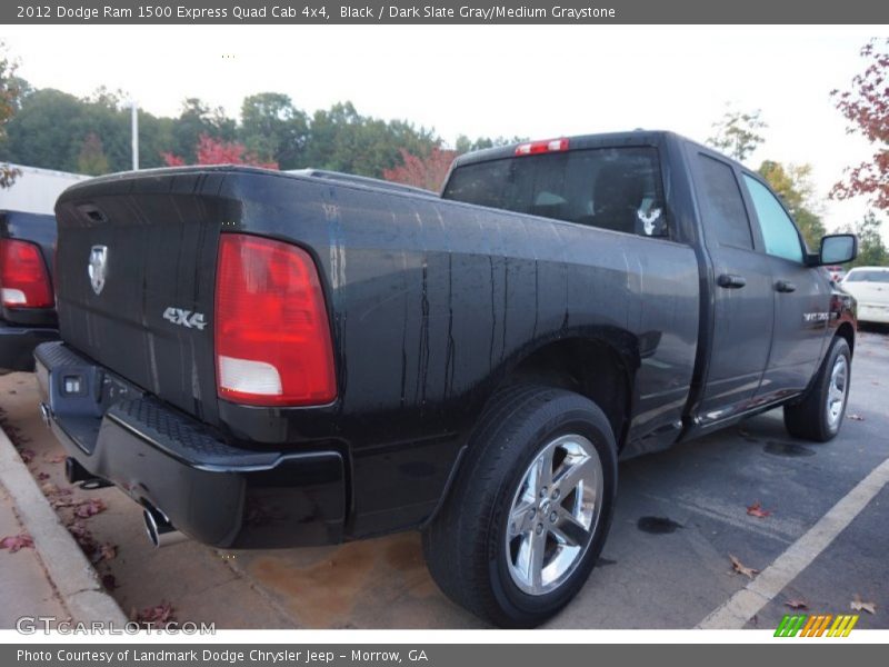 Black / Dark Slate Gray/Medium Graystone 2012 Dodge Ram 1500 Express Quad Cab 4x4