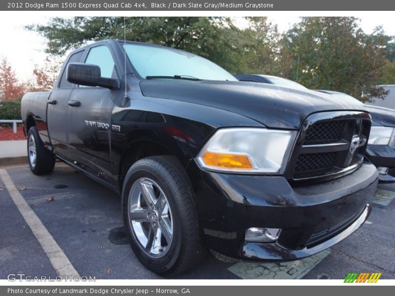 Black / Dark Slate Gray/Medium Graystone 2012 Dodge Ram 1500 Express Quad Cab 4x4