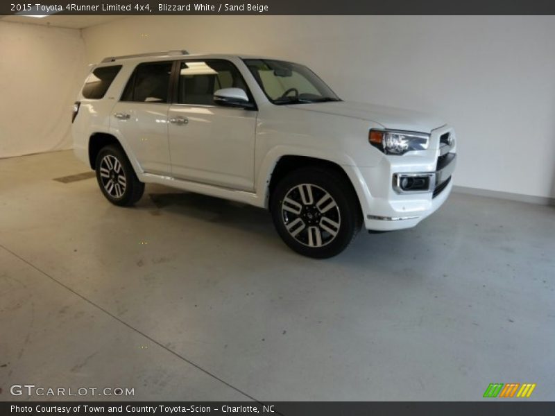 Blizzard White / Sand Beige 2015 Toyota 4Runner Limited 4x4