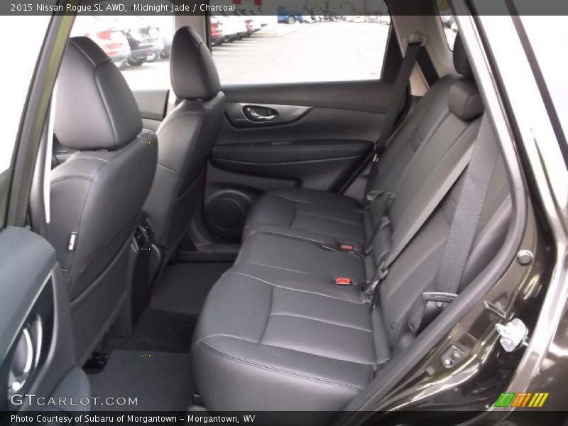 Rear Seat of 2015 Rogue SL AWD