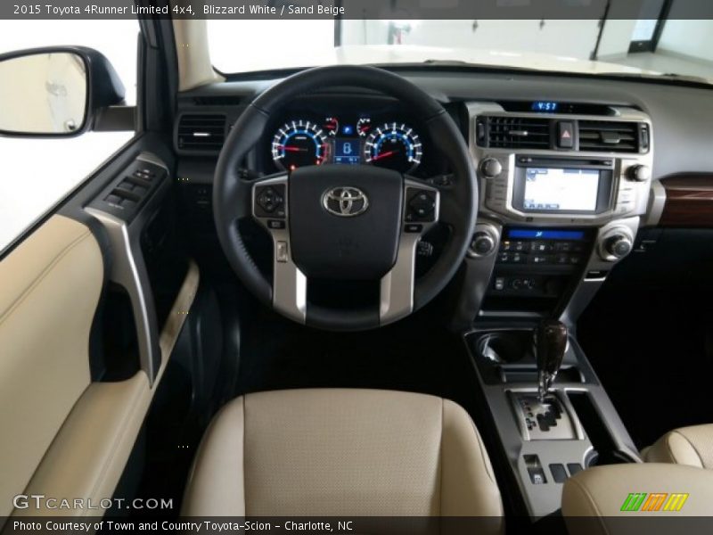 Blizzard White / Sand Beige 2015 Toyota 4Runner Limited 4x4