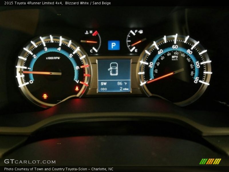 Blizzard White / Sand Beige 2015 Toyota 4Runner Limited 4x4