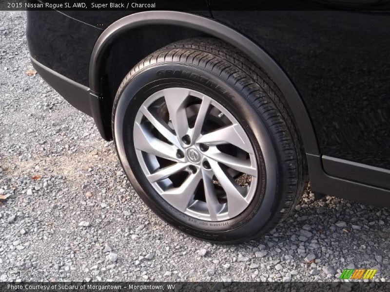 Super Black / Charcoal 2015 Nissan Rogue SL AWD