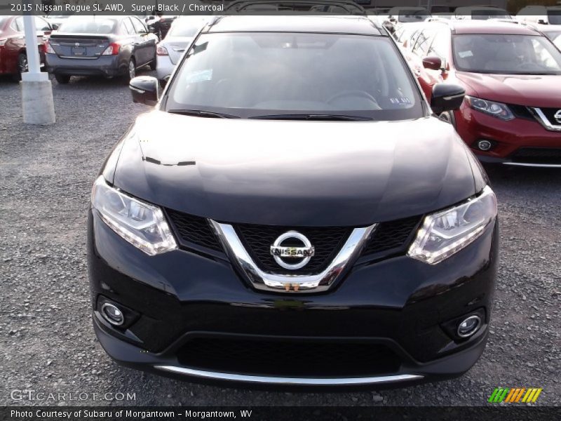 Super Black / Charcoal 2015 Nissan Rogue SL AWD