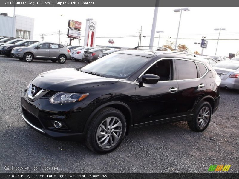 Super Black / Charcoal 2015 Nissan Rogue SL AWD