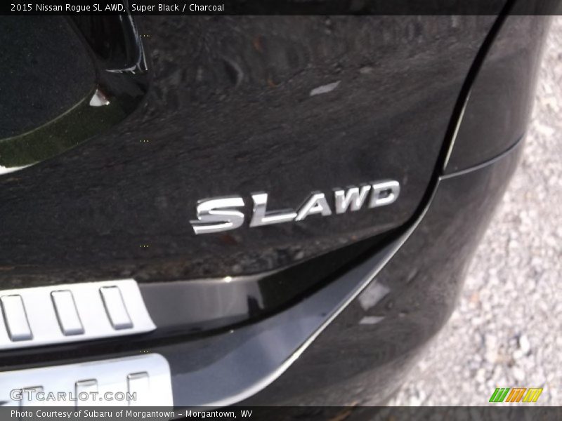 Super Black / Charcoal 2015 Nissan Rogue SL AWD