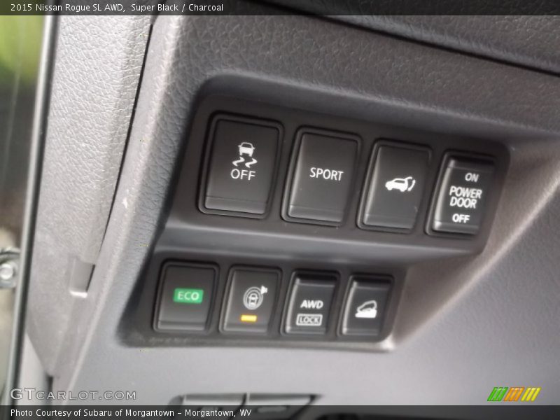 Super Black / Charcoal 2015 Nissan Rogue SL AWD