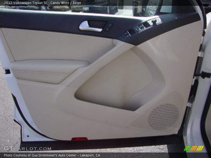 Candy White / Beige 2012 Volkswagen Tiguan SE