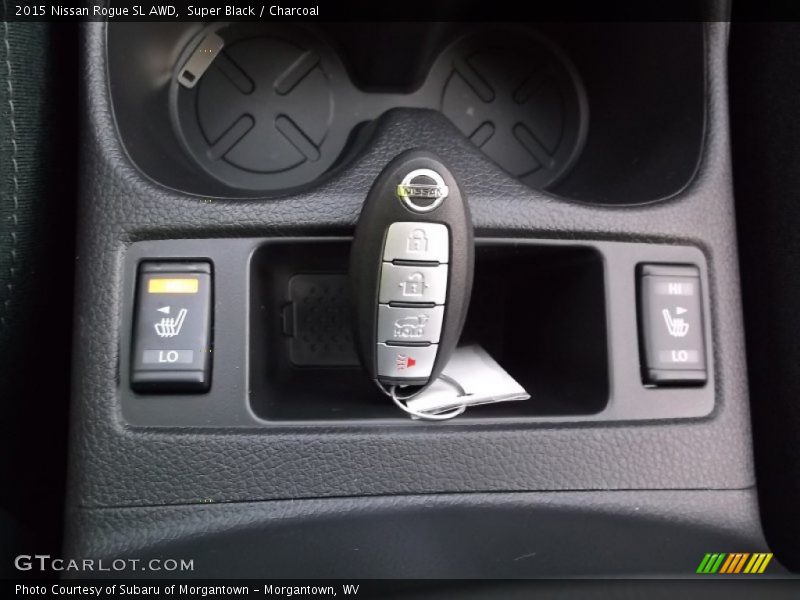 Super Black / Charcoal 2015 Nissan Rogue SL AWD