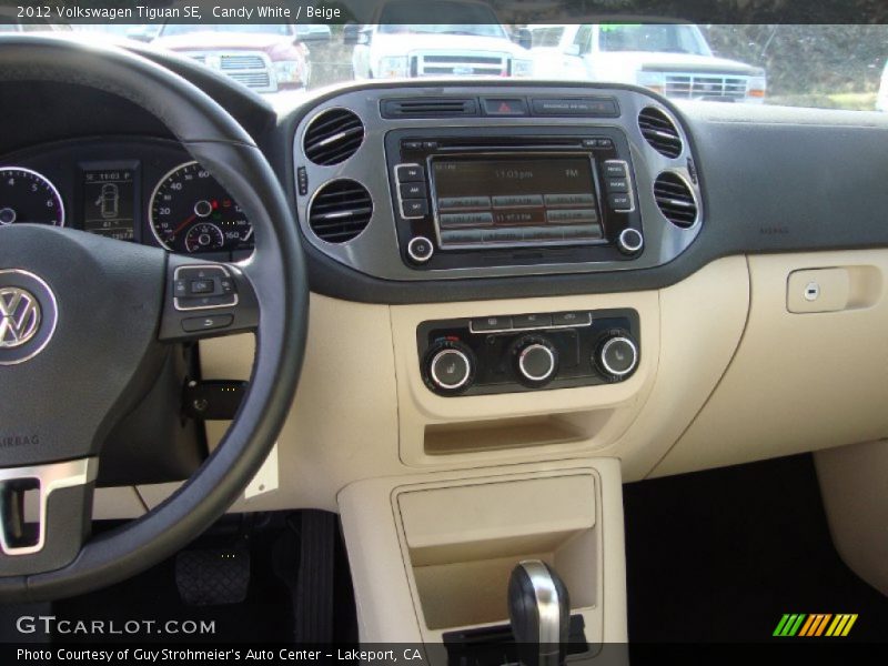 Candy White / Beige 2012 Volkswagen Tiguan SE