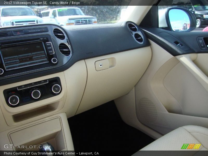 Candy White / Beige 2012 Volkswagen Tiguan SE