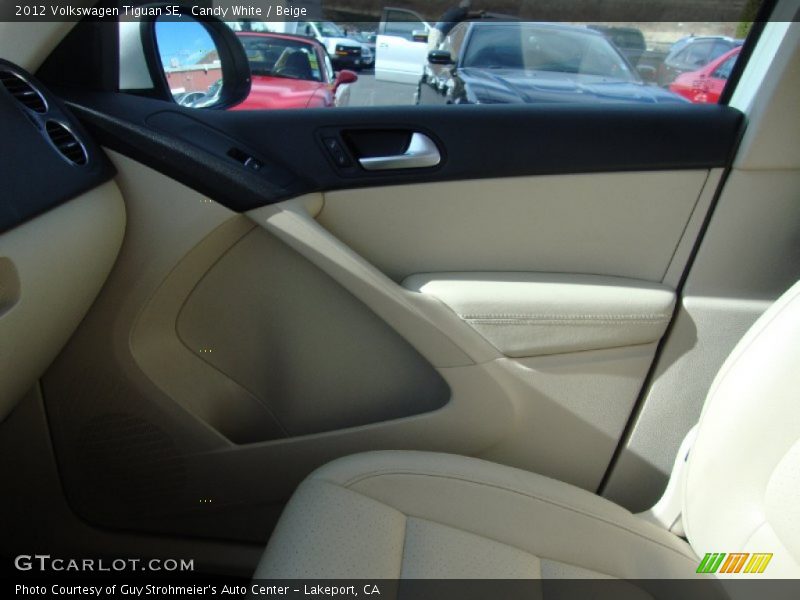 Candy White / Beige 2012 Volkswagen Tiguan SE