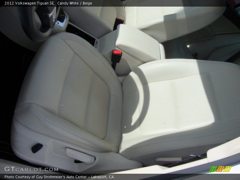 Candy White / Beige 2012 Volkswagen Tiguan SE