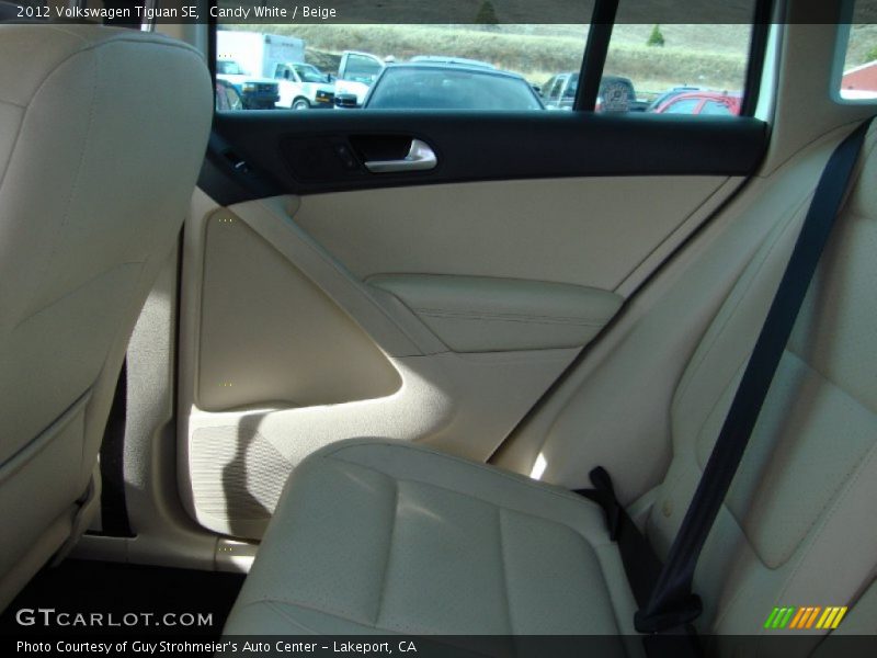 Candy White / Beige 2012 Volkswagen Tiguan SE