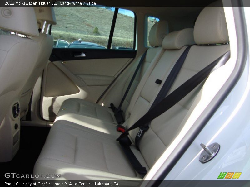 Candy White / Beige 2012 Volkswagen Tiguan SE