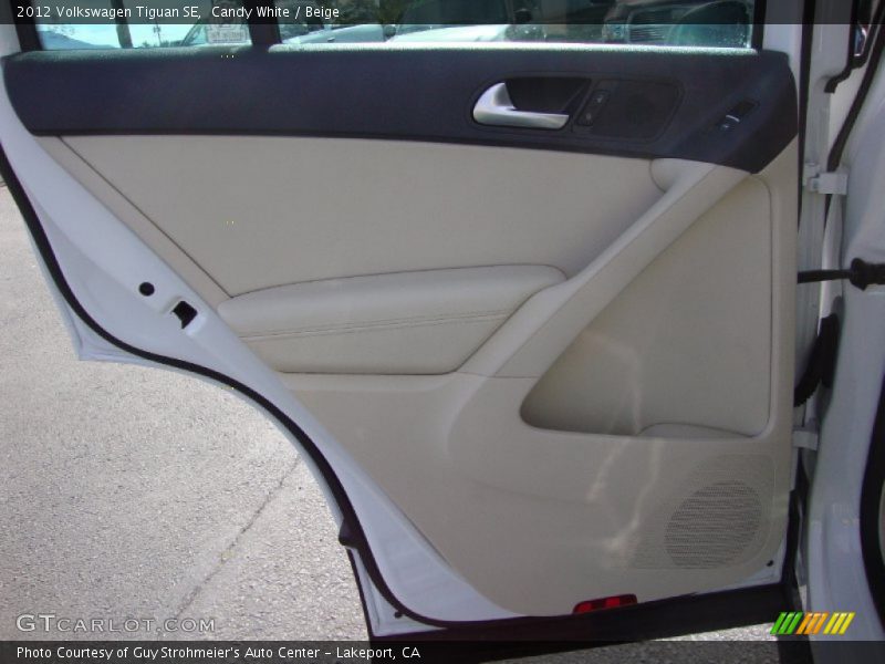 Candy White / Beige 2012 Volkswagen Tiguan SE