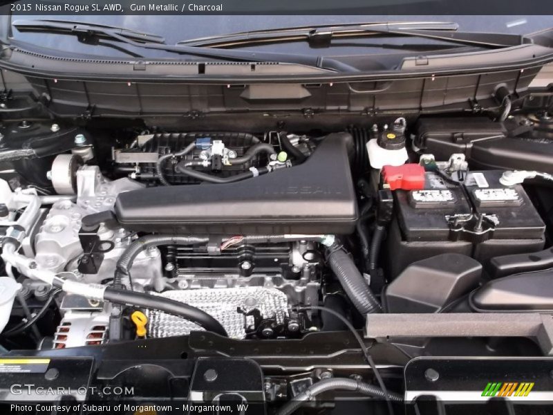 Gun Metallic / Charcoal 2015 Nissan Rogue SL AWD