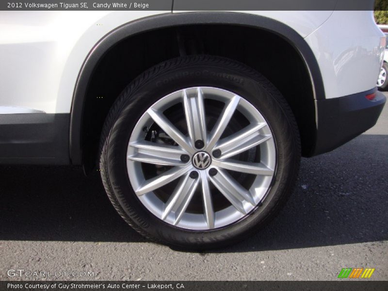 Candy White / Beige 2012 Volkswagen Tiguan SE