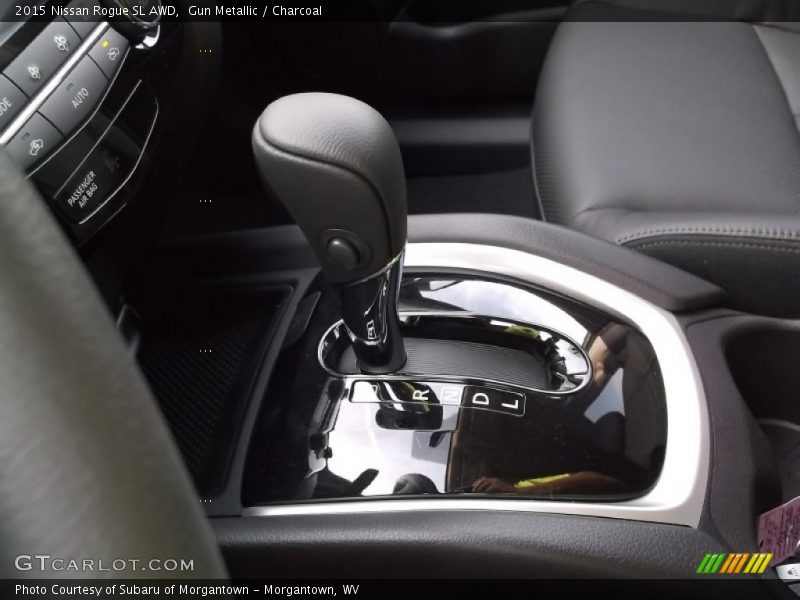 Gun Metallic / Charcoal 2015 Nissan Rogue SL AWD