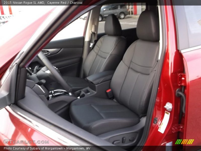 Cayenne Red / Charcoal 2015 Nissan Rogue SL AWD