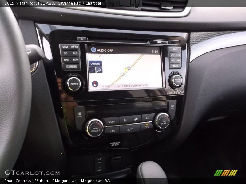 Cayenne Red / Charcoal 2015 Nissan Rogue SL AWD