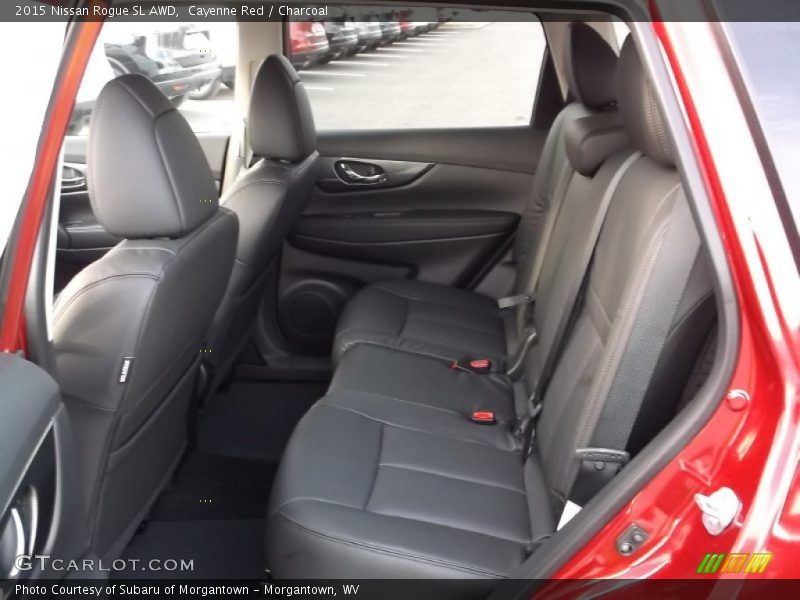 Cayenne Red / Charcoal 2015 Nissan Rogue SL AWD