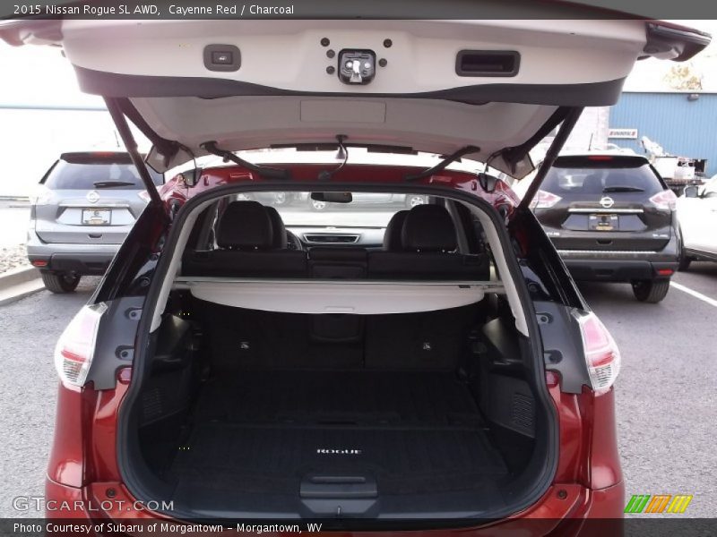 Cayenne Red / Charcoal 2015 Nissan Rogue SL AWD