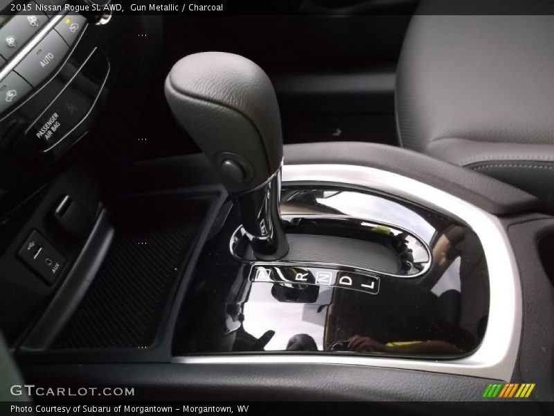 Gun Metallic / Charcoal 2015 Nissan Rogue SL AWD