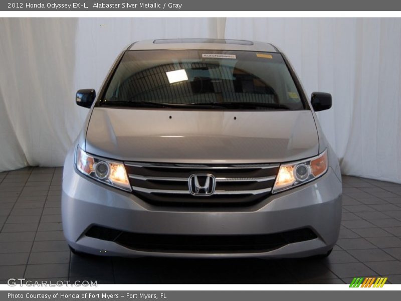 Alabaster Silver Metallic / Gray 2012 Honda Odyssey EX-L