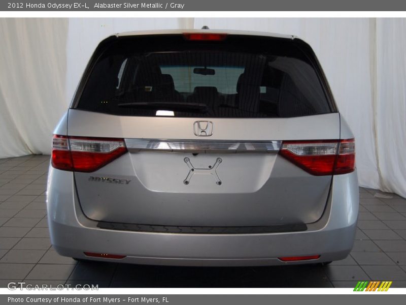 Alabaster Silver Metallic / Gray 2012 Honda Odyssey EX-L