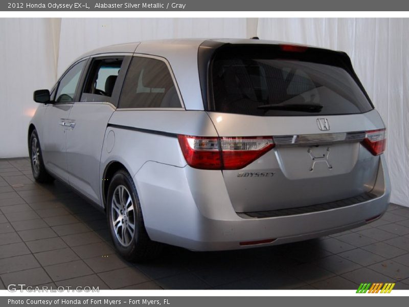 Alabaster Silver Metallic / Gray 2012 Honda Odyssey EX-L