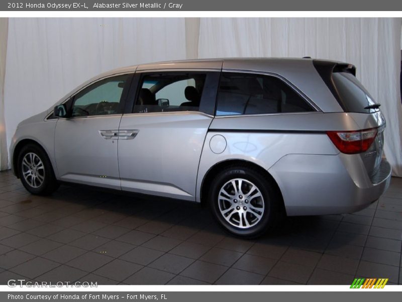 Alabaster Silver Metallic / Gray 2012 Honda Odyssey EX-L