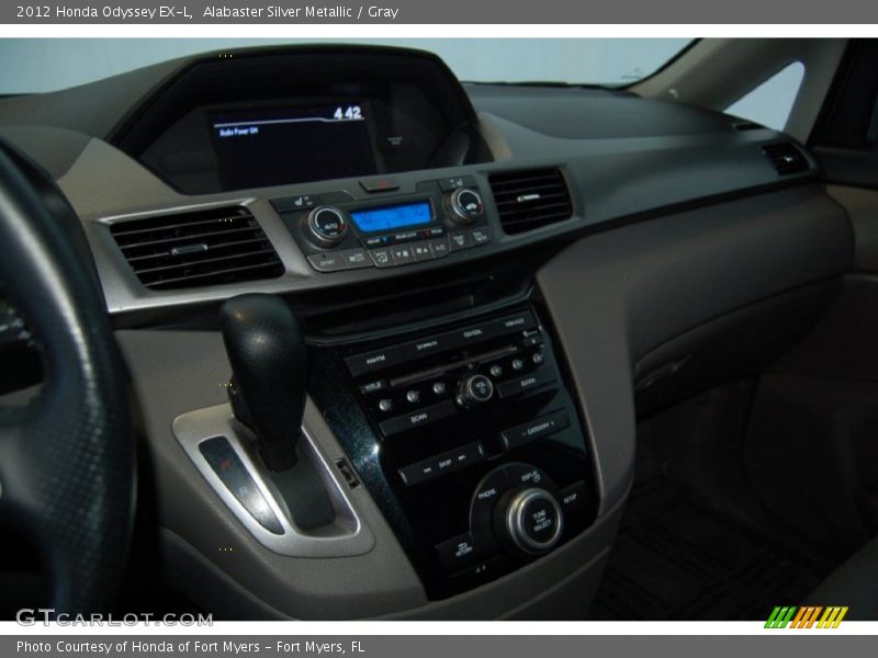 Alabaster Silver Metallic / Gray 2012 Honda Odyssey EX-L