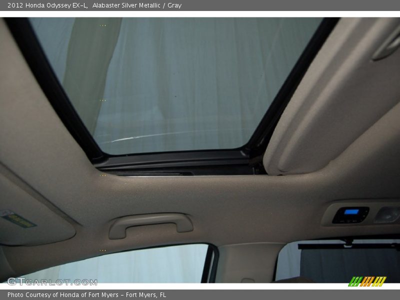 Alabaster Silver Metallic / Gray 2012 Honda Odyssey EX-L