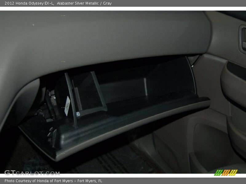 Alabaster Silver Metallic / Gray 2012 Honda Odyssey EX-L