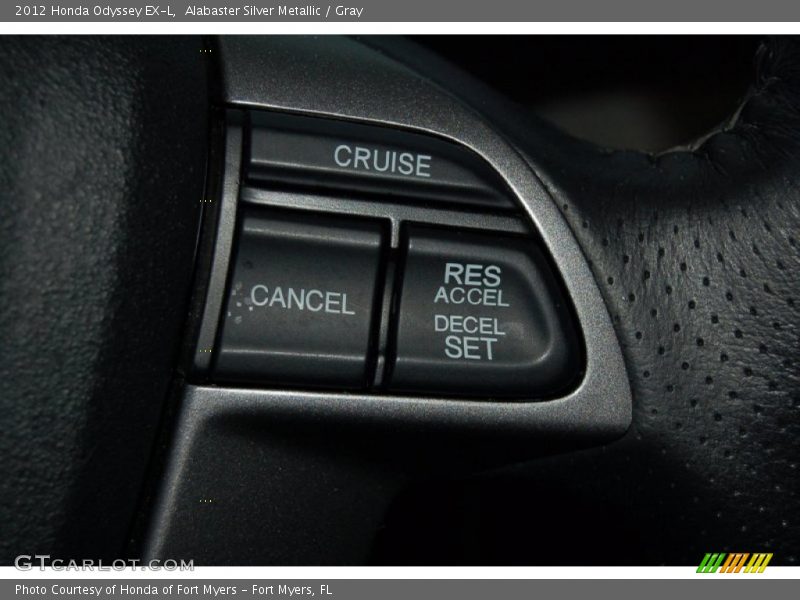 Alabaster Silver Metallic / Gray 2012 Honda Odyssey EX-L