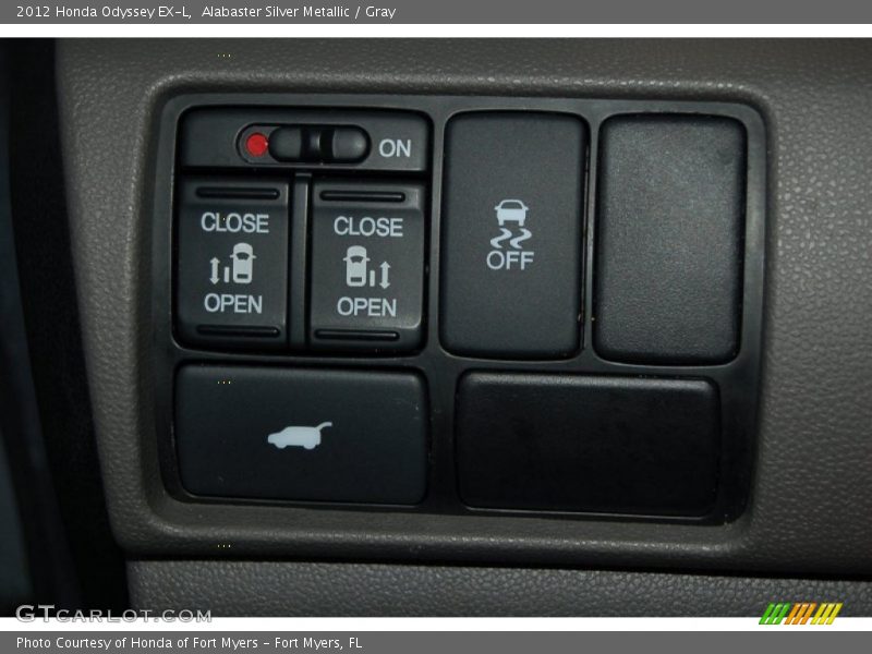 Alabaster Silver Metallic / Gray 2012 Honda Odyssey EX-L