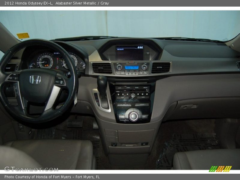 Alabaster Silver Metallic / Gray 2012 Honda Odyssey EX-L