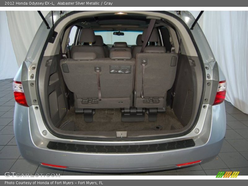 Alabaster Silver Metallic / Gray 2012 Honda Odyssey EX-L